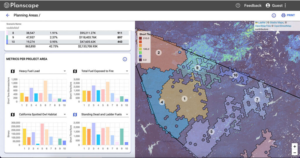 Planscape application