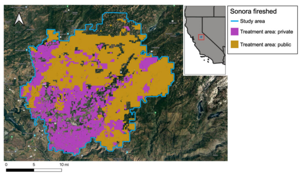 The Sonora fireshed study area