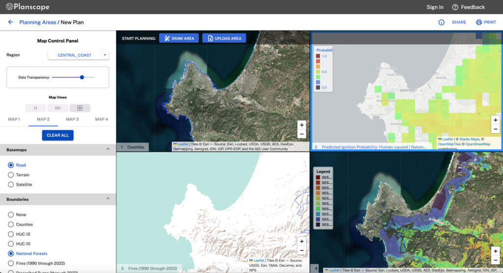 Planscape application